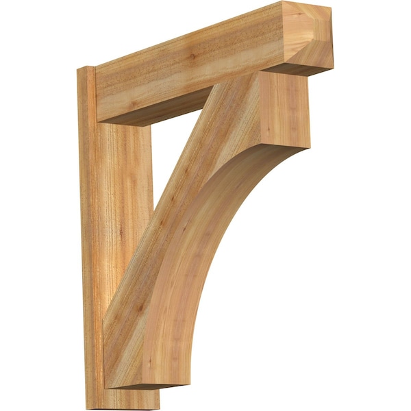 Ekena Millwork Westlake Craftsman Rough Sawn Outlooker, Western Red Cedar, 8"W x 36"D x 36"H OUT08X36X36WTL04RWR - main